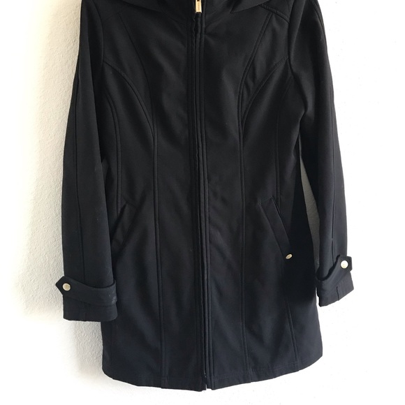 Ellen Tracy Hooded Trench Coat - Picture 4 of 14